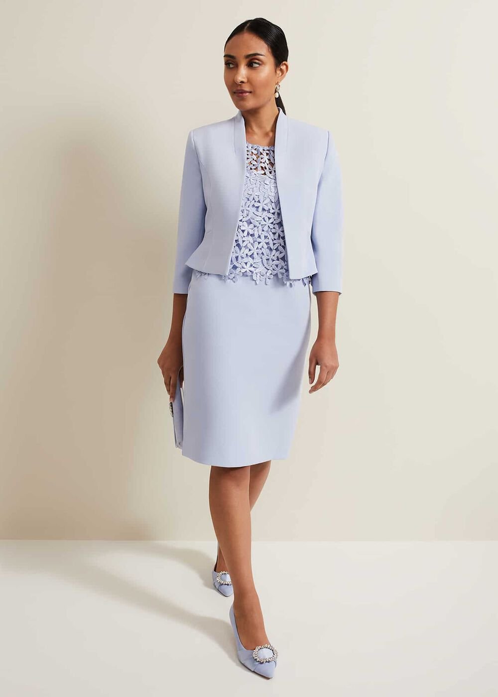 Petite Daisy Jacket Pale Blue