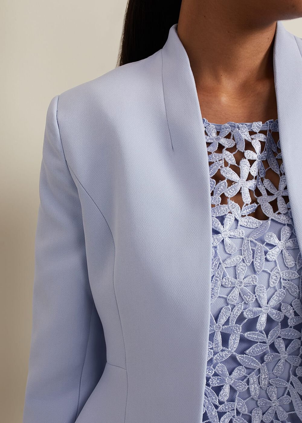 Petite Daisy Jacket Pale Blue