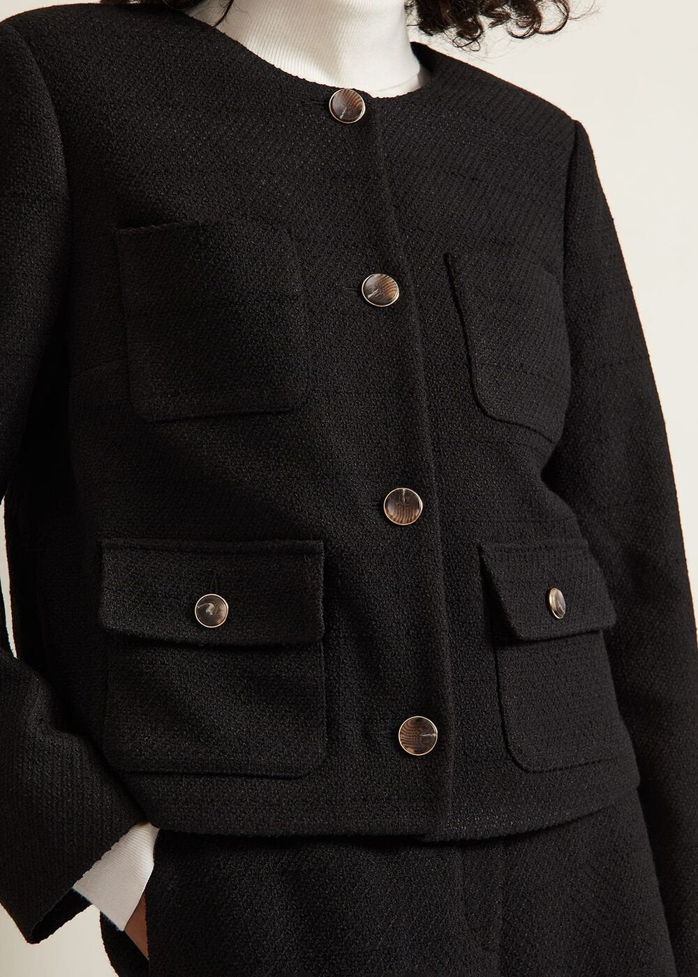 Ripley Boucle Jacket Black