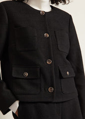 Ripley Boucle Jacket Black