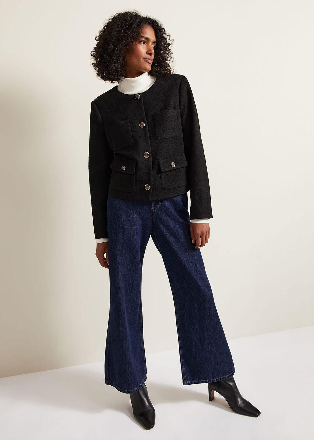 Ripley Boucle Jacket Black
