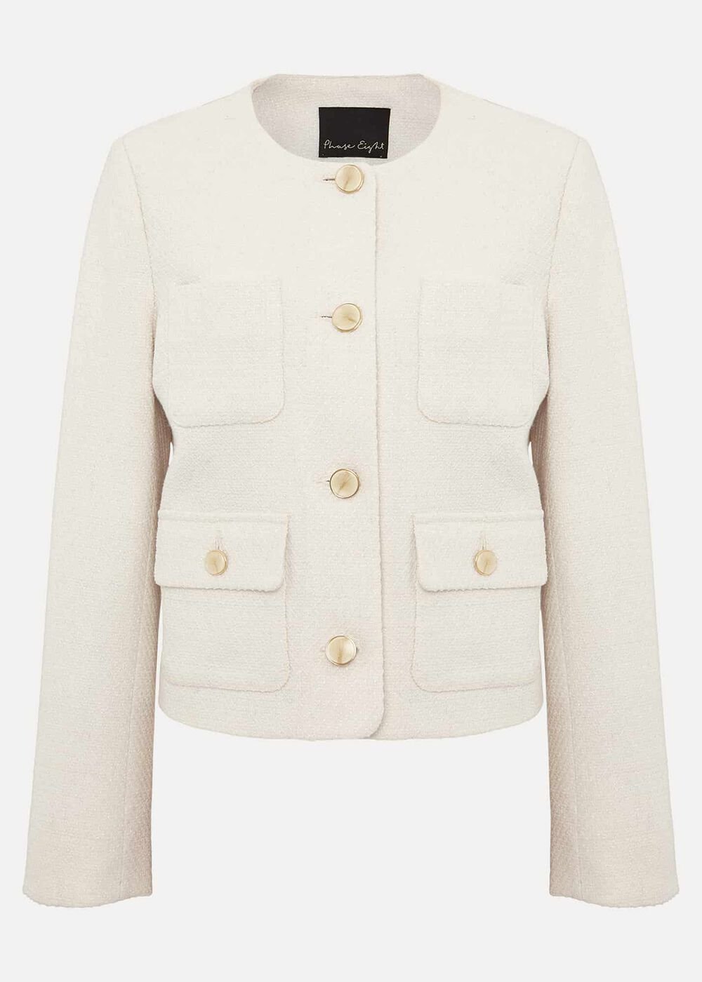 Ripley Boucle Jacket Ivory