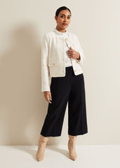 Petite Ripley Boucle Jacket Ivory