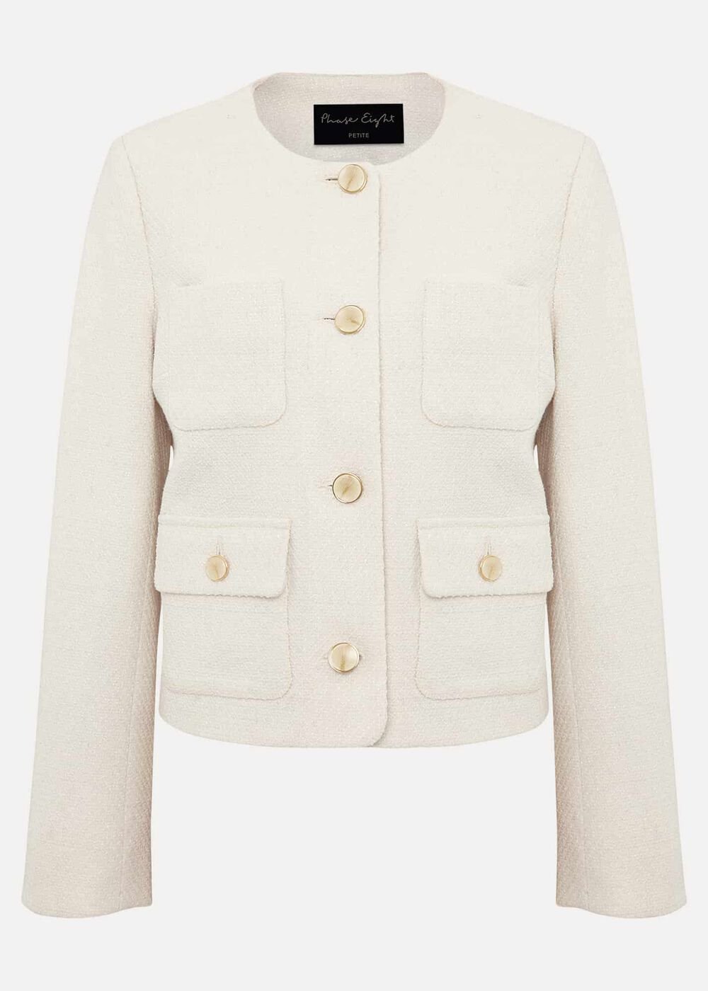 Petite Ripley Boucle Jacket Ivory