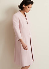 Daisy Tailored Coat Pale Pink
