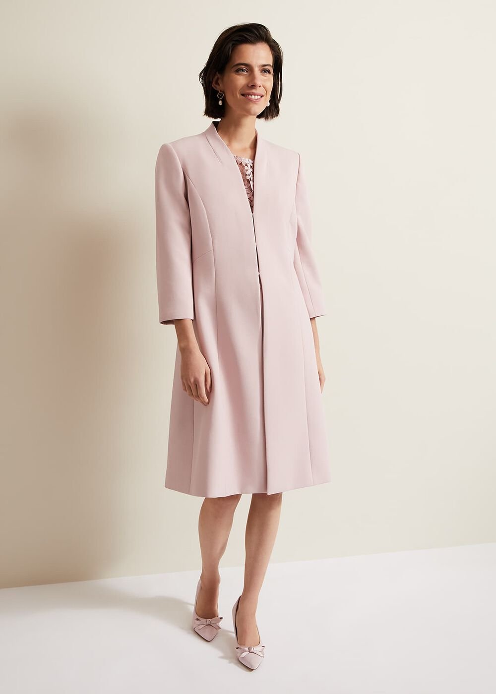 Daisy Tailored Coat Pale Pink