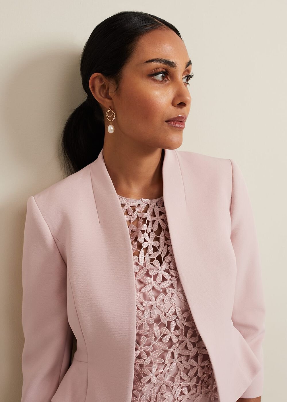 Petite Daisy Jacket Pale Pink
