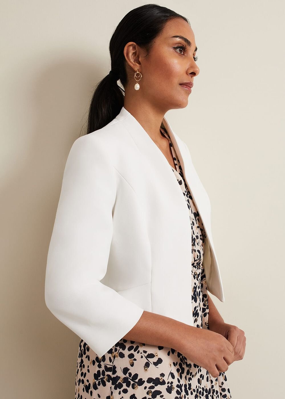 Petite Daisy Jacket Ivory