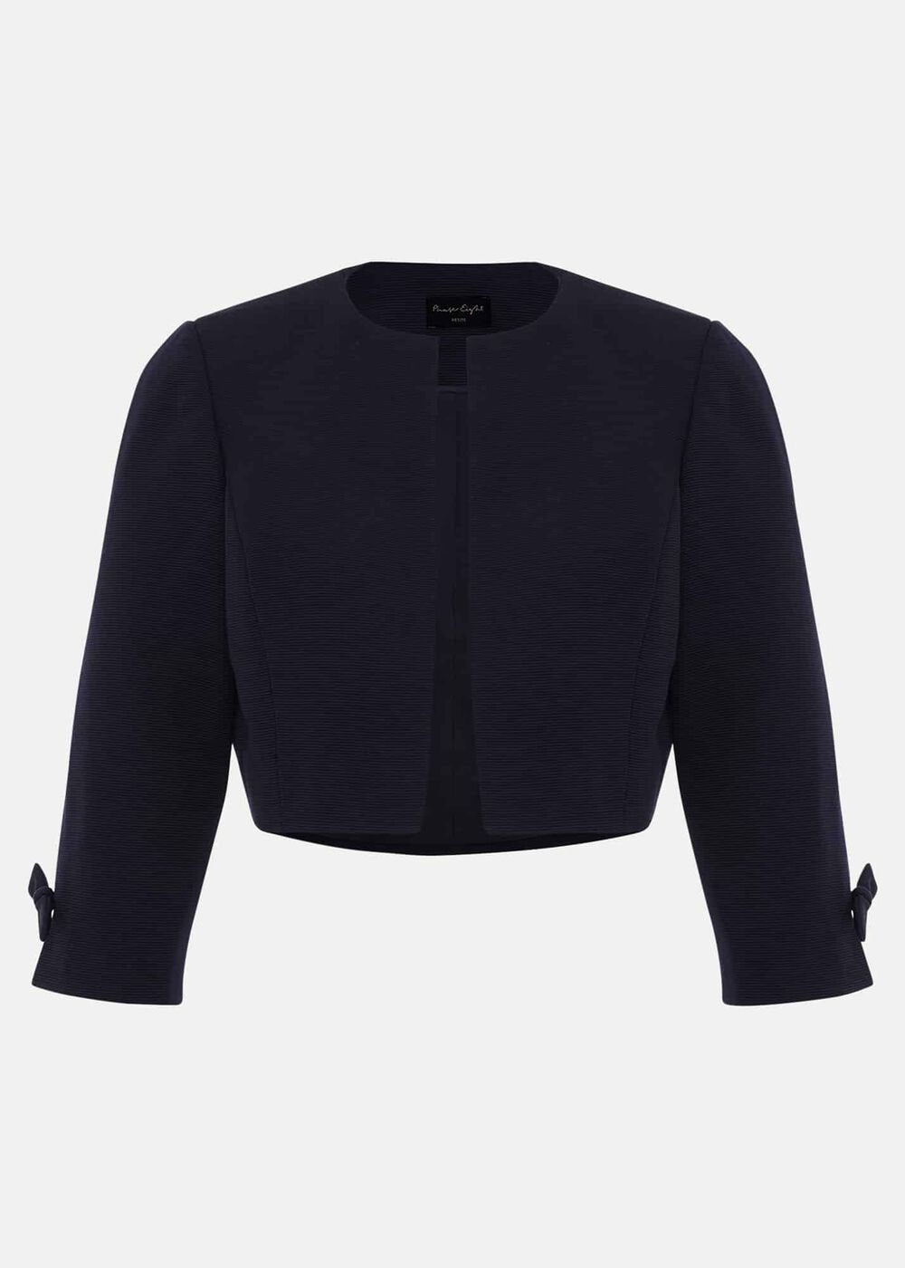 Petite Zoelle Bow Jacket Navy