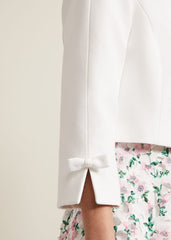 Zoelle Bow Jacket Ivory