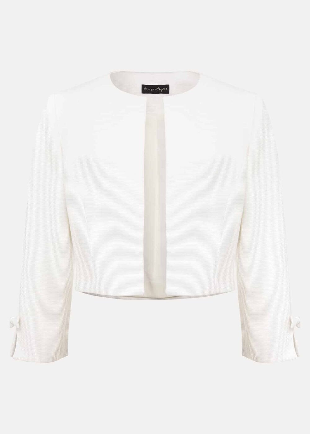 Zoelle Bow Jacket Ivory