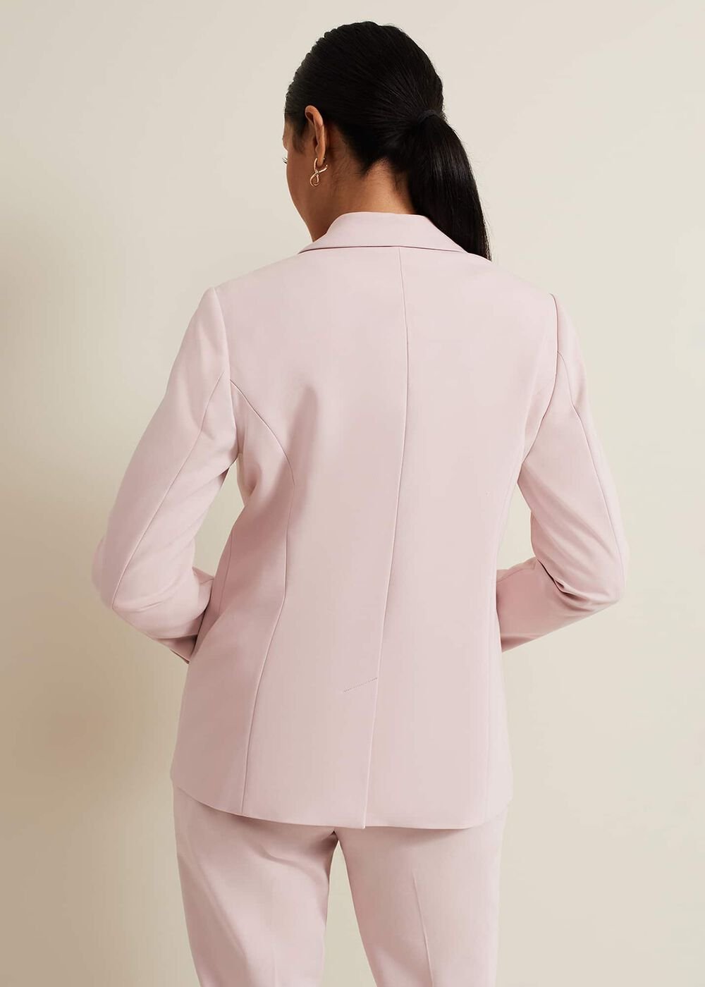Petite Ulrica Fitted Jacket Antique Rose