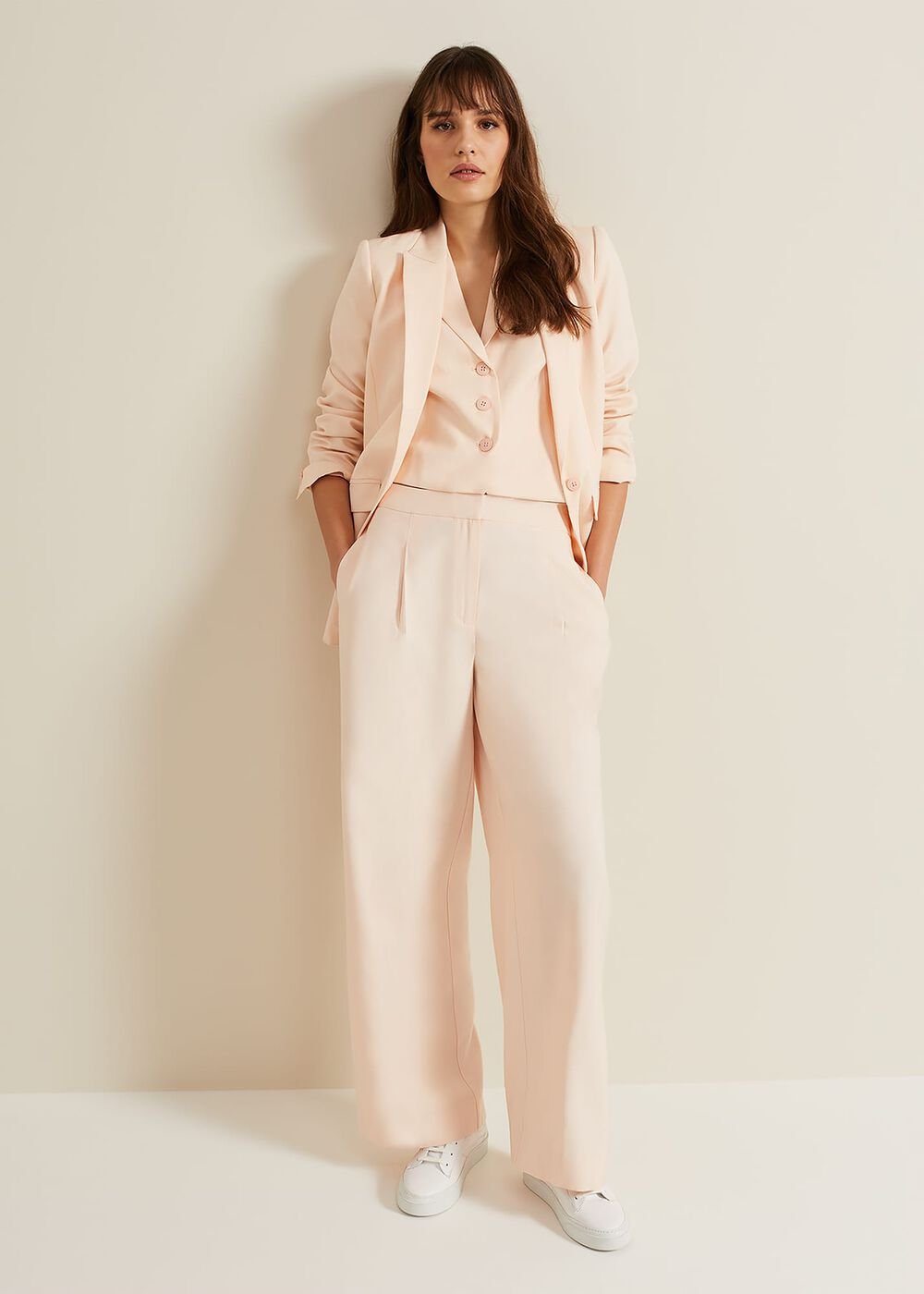 Bianca Peach Waistcoat Coral