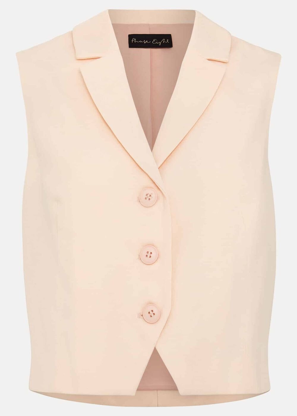 Bianca Peach Waistcoat Coral