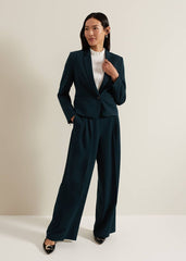 Arabella Crop Blazer Green