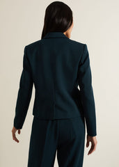 Arabella Crop Blazer Green