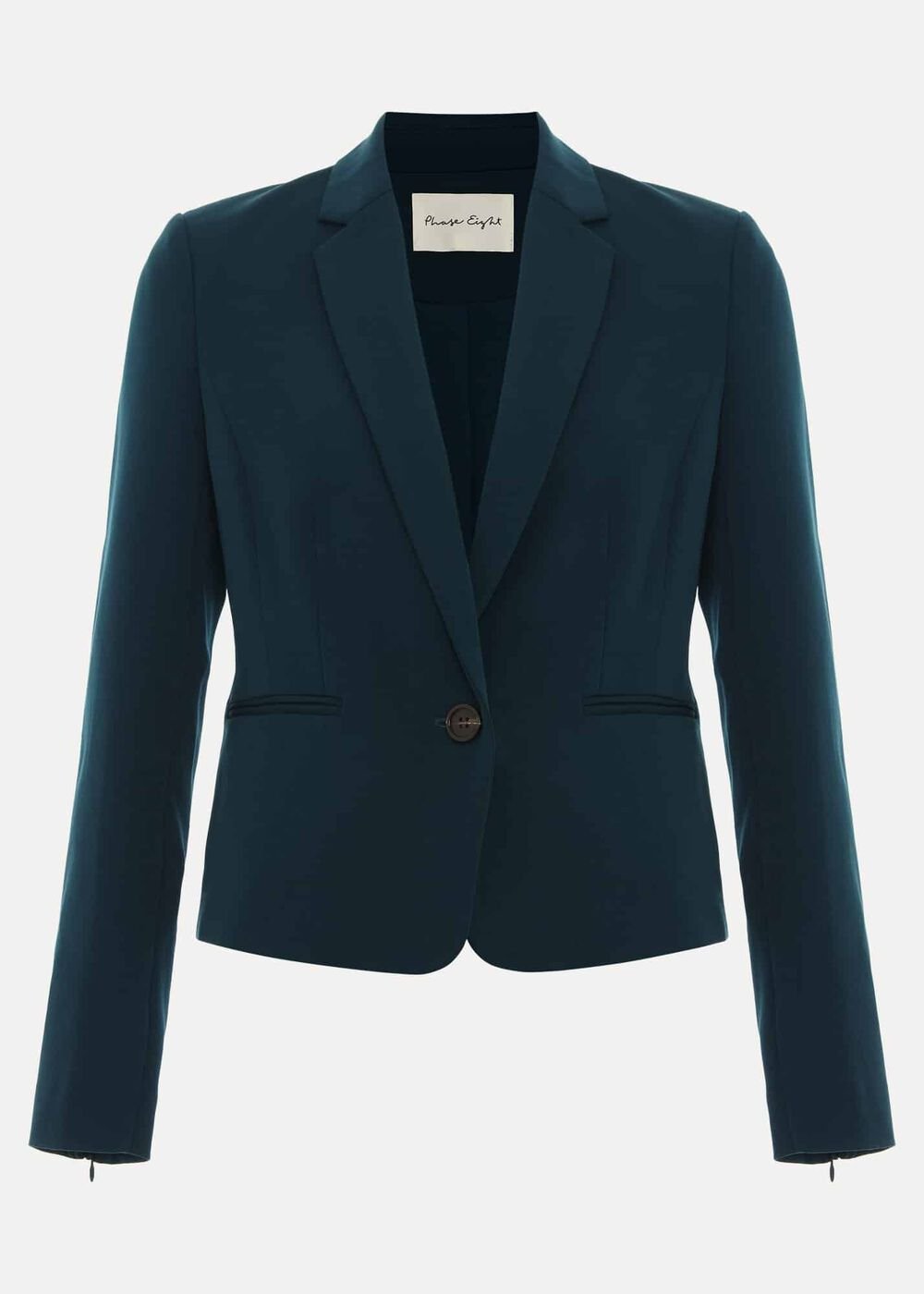 Arabella Crop Blazer Green