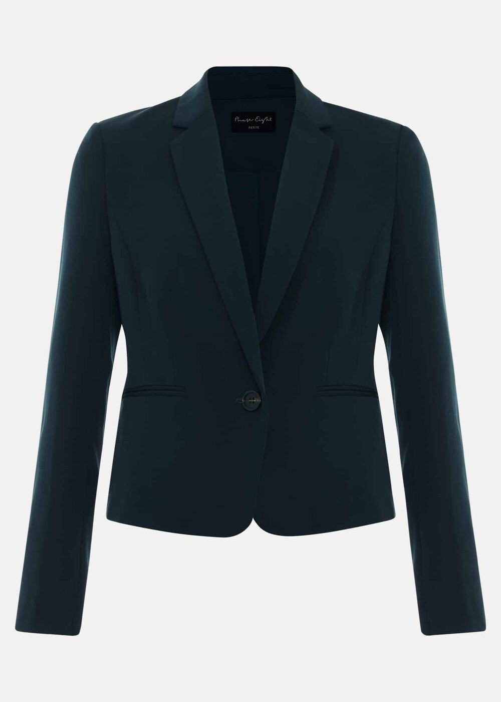 Petite Arabella Crop Blazer Green