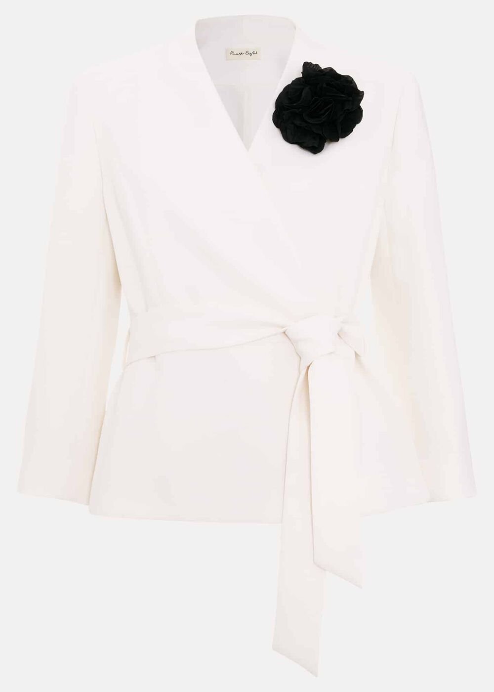 Sophin Ivory Corsage Jacket Ivory