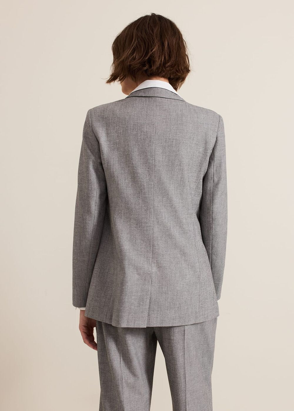 Dilly Grey Blazer Grey