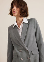 Dilly Grey Blazer Grey