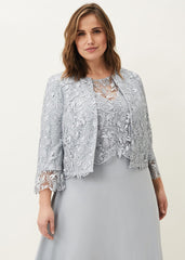 Luisa Lace Occasion Jacket Mineral