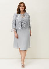 Luisa Lace Occasion Jacket Mineral