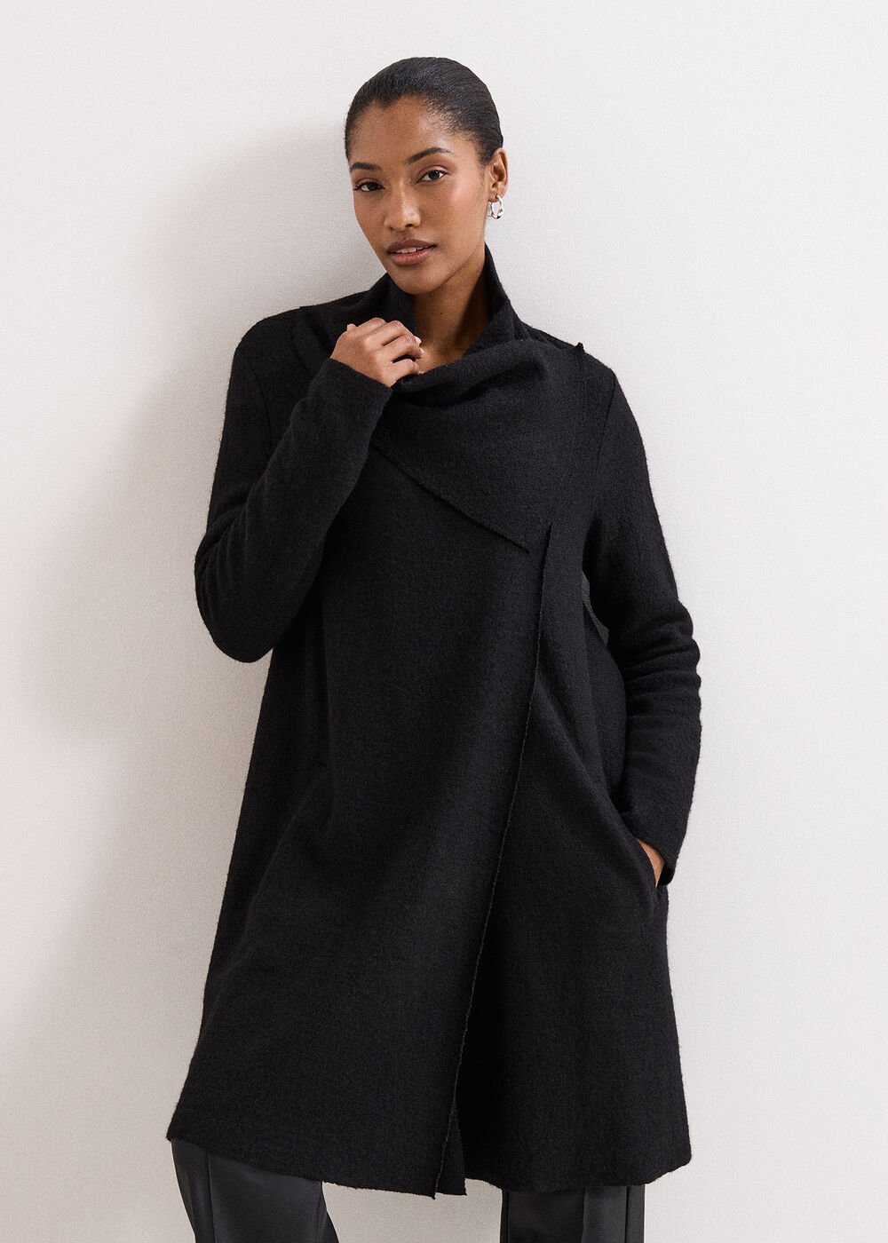Bellona Knit Coat Black