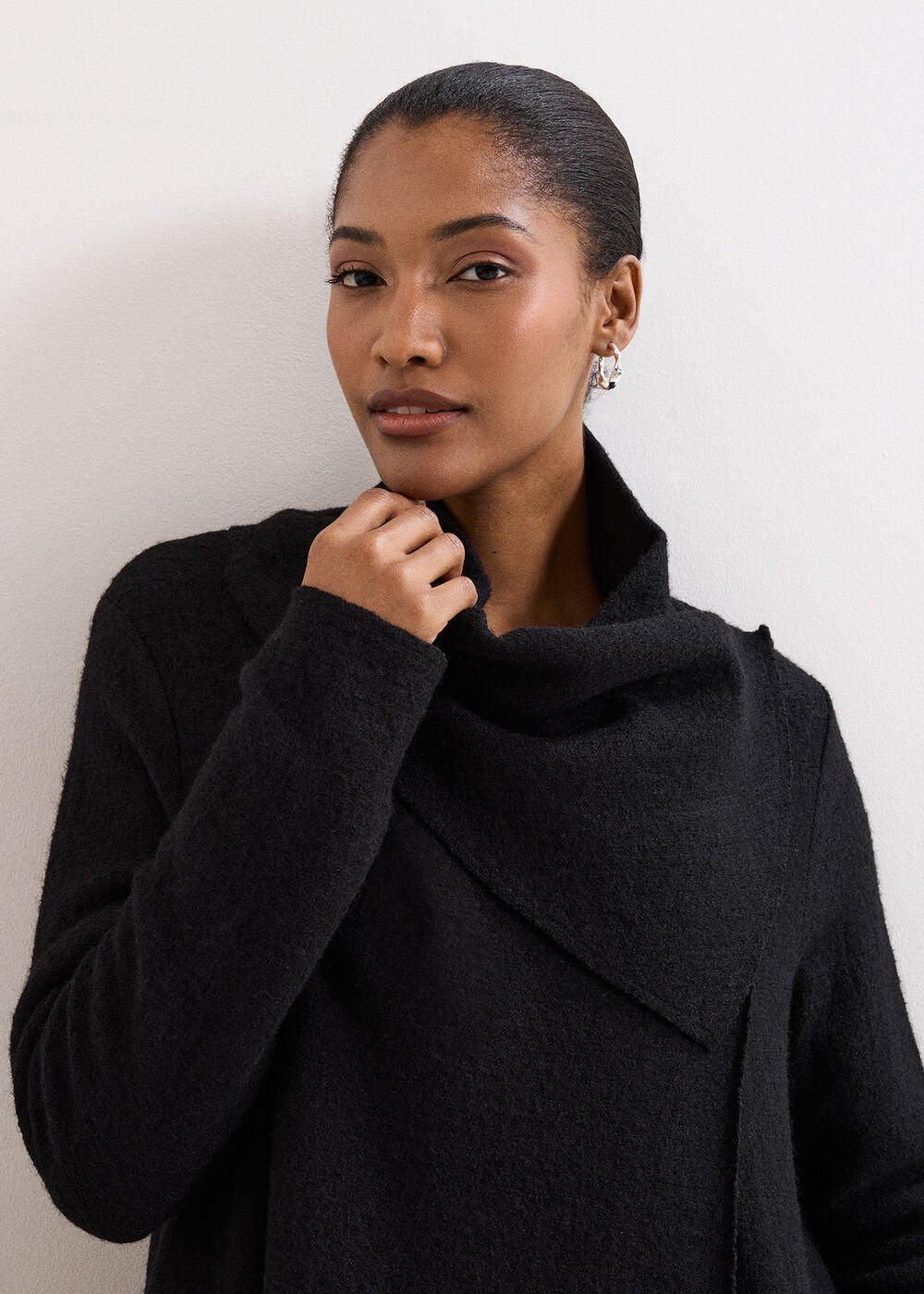 Bellona Knit Coat Black
