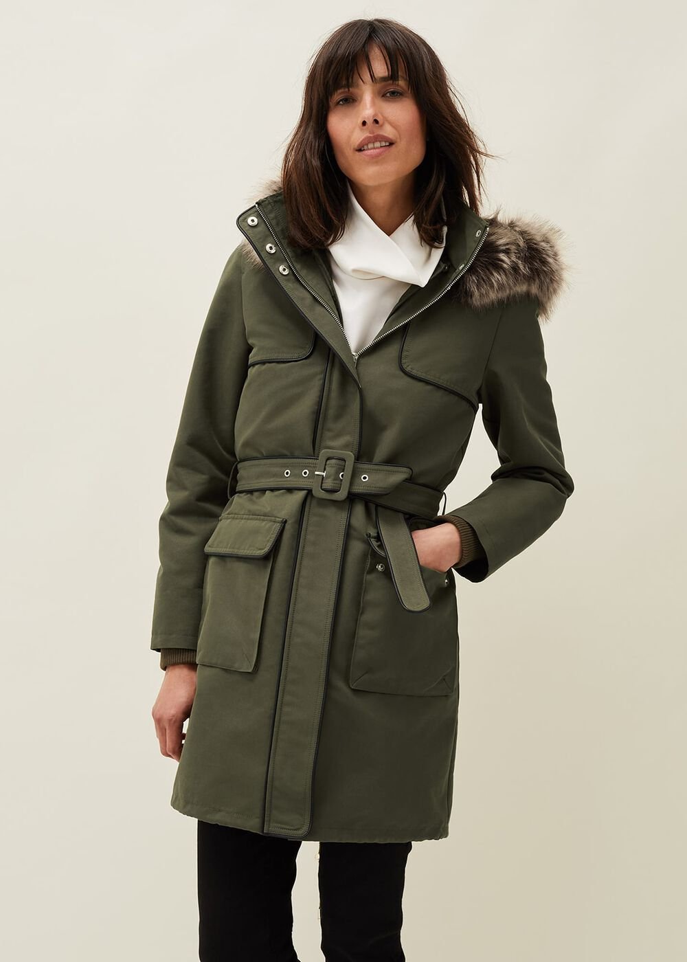 Ezra Parka Coat Olive