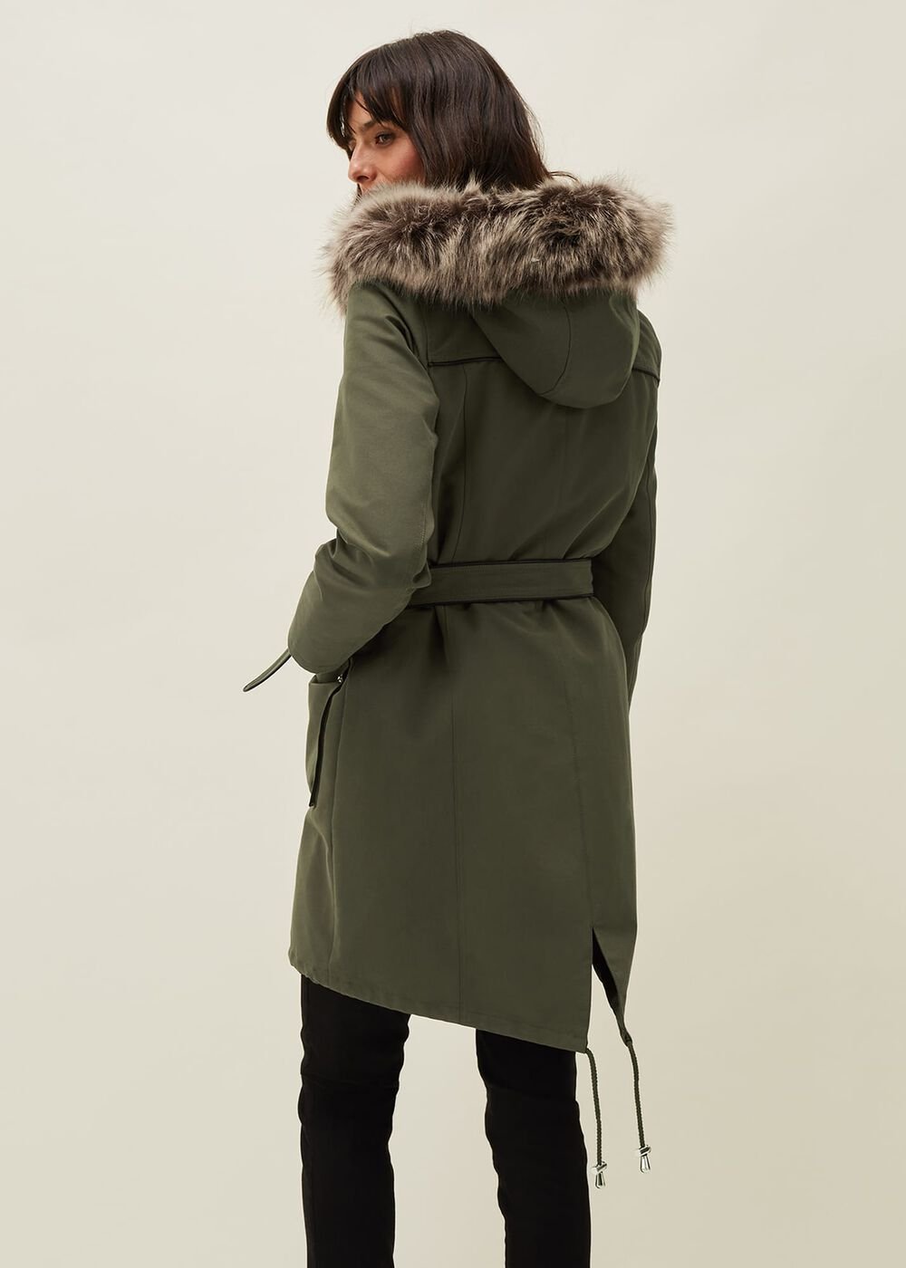Ezra Parka Coat Olive