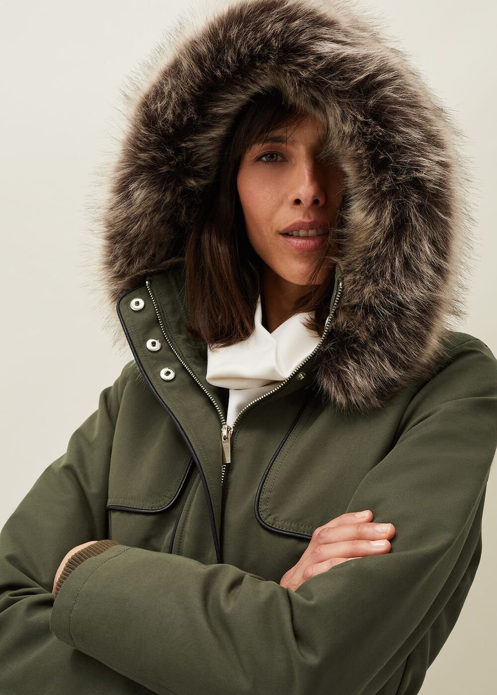 Ezra Parka Coat Olive