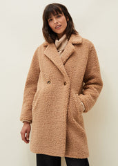 Katherine Teddy Coat Camel