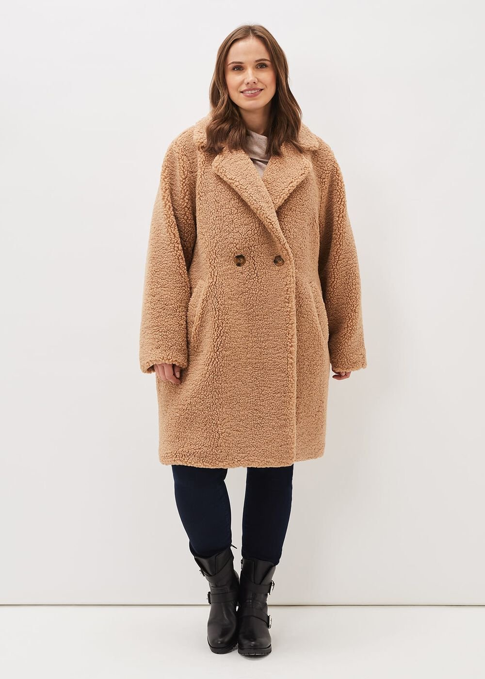 Katherine Teddy Coat Camel