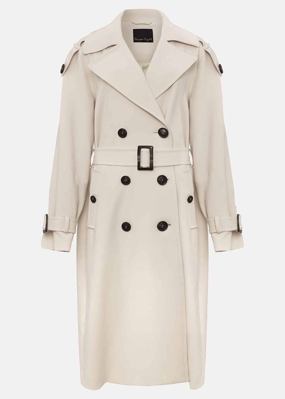 Tegan Trench Coat Off White