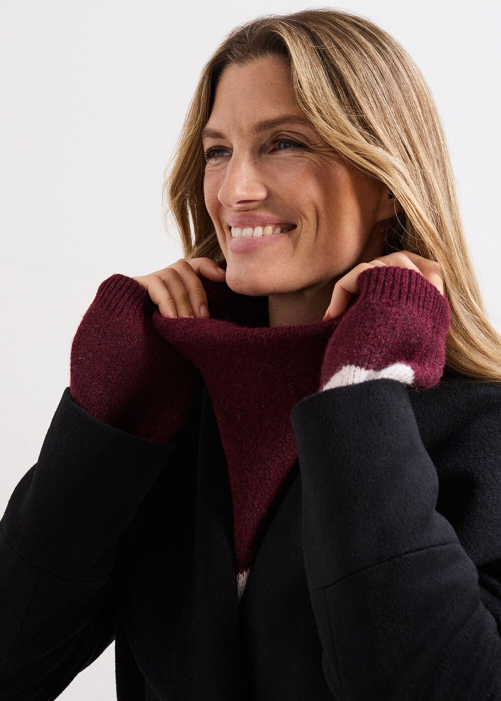 Nicci Wool Belted Coat Black