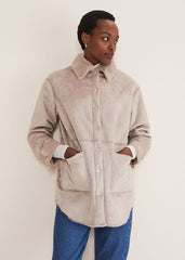Heidi Reversible Shacket Mink