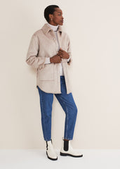 Heidi Reversible Shacket Mink