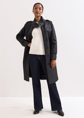 Erna Pu Coat Black