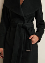 Petite Nicci Dark Green Wool Smart Coat Dark Green