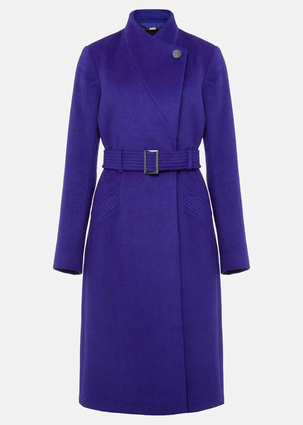 Susanna Purple Wool Coat Purple