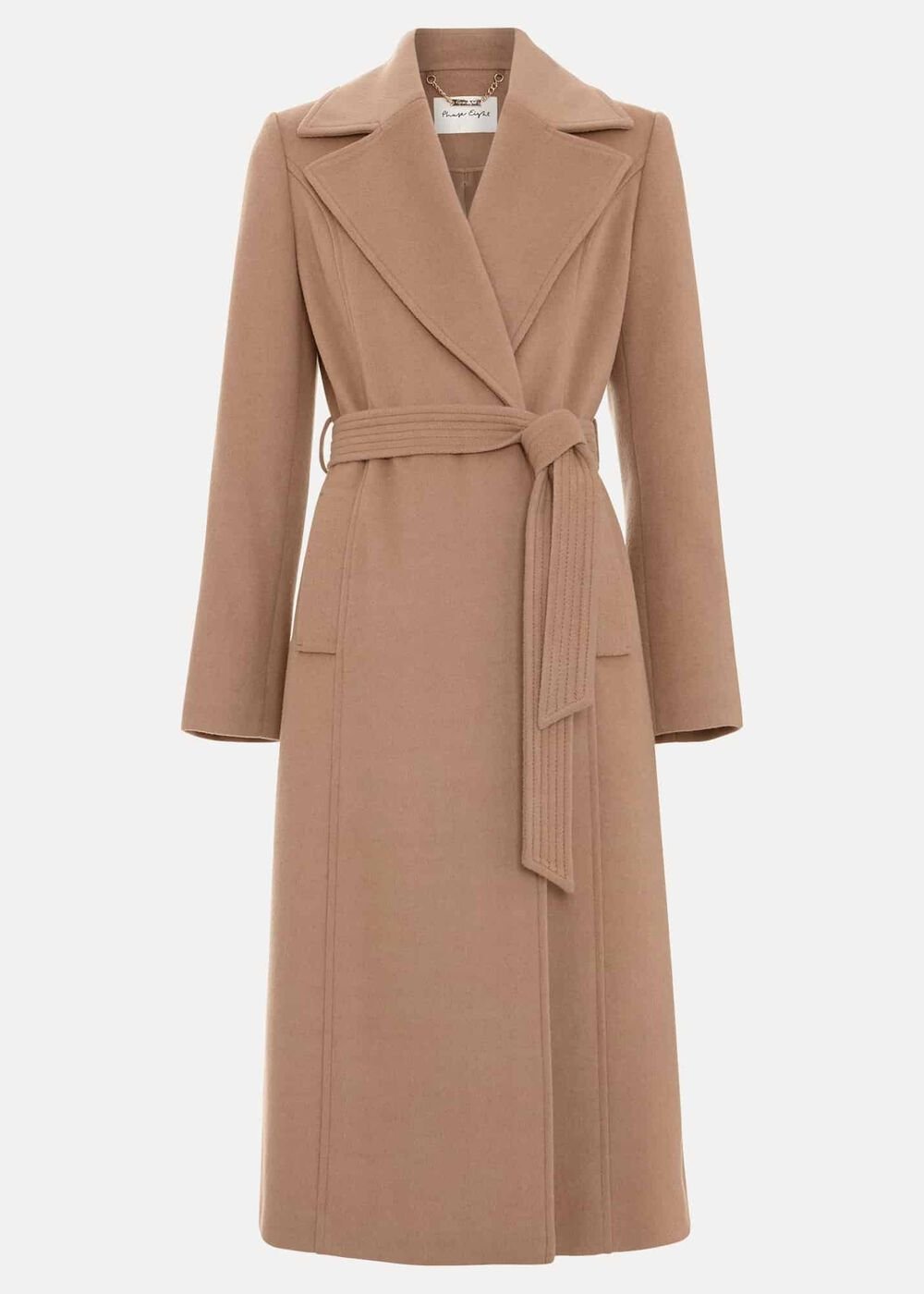 Livvy Wool Camel Trench Coat Camel