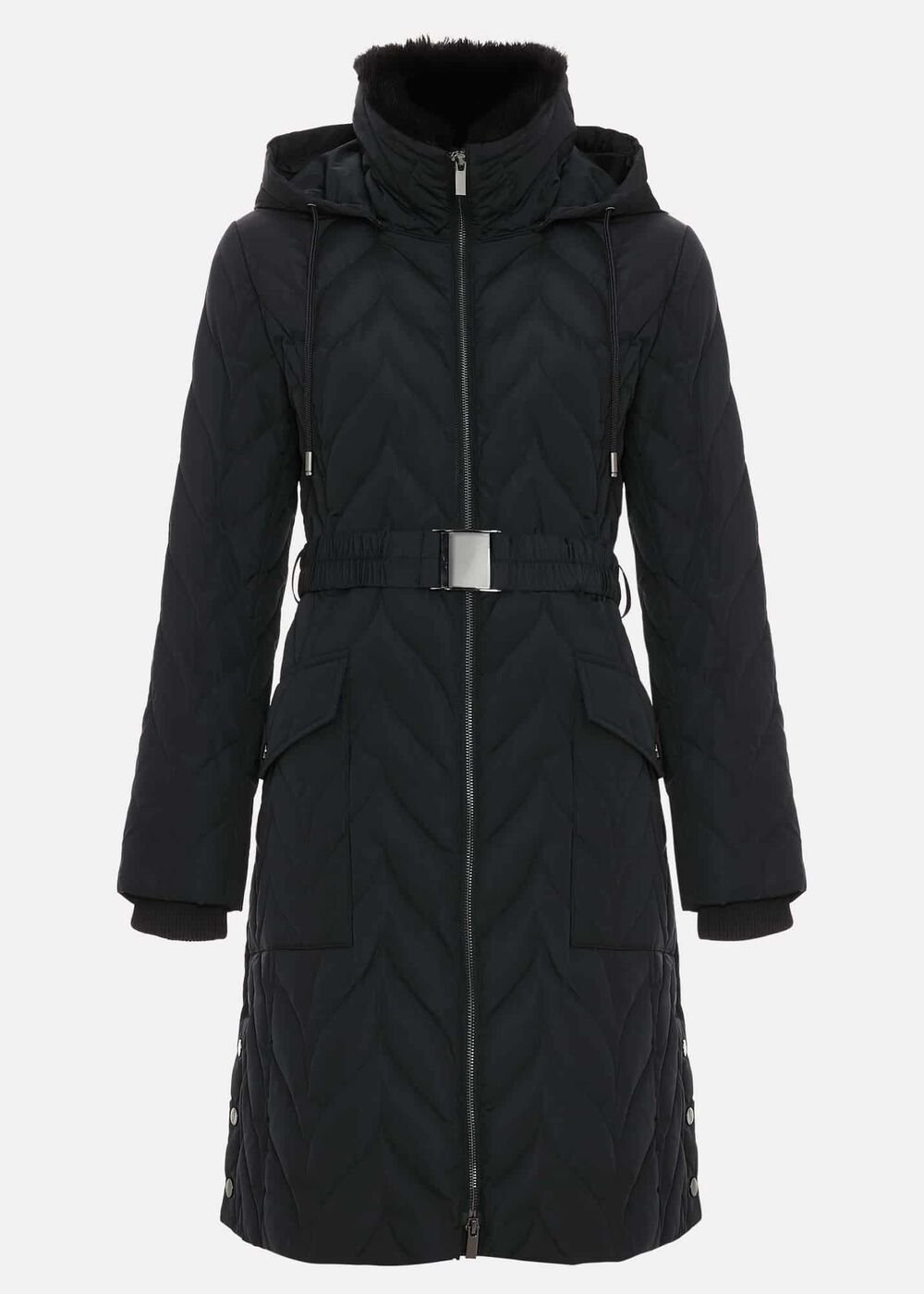 Petite Hollie Puffer Dark Green