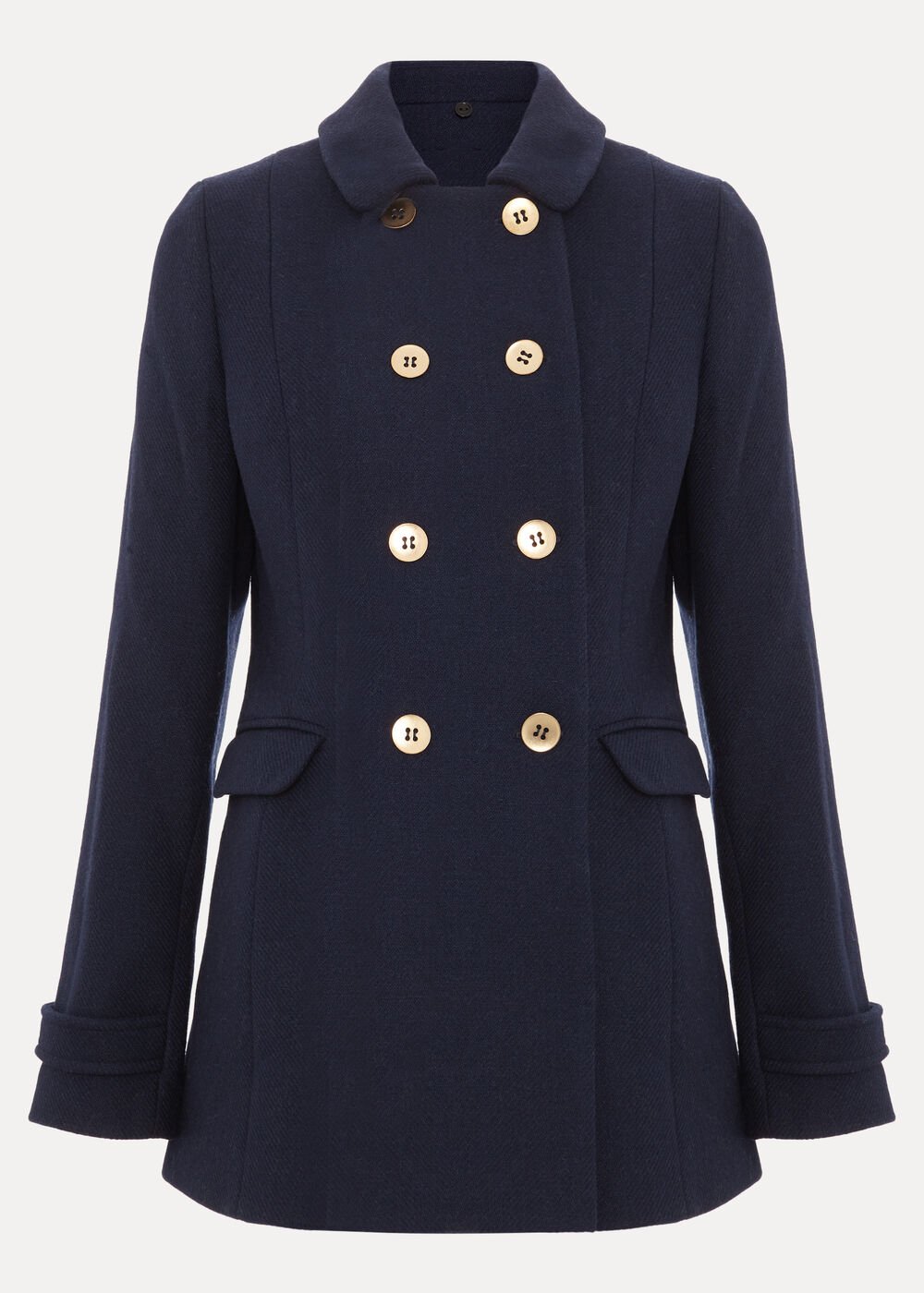 Aurelie Wool Peacoat Navy