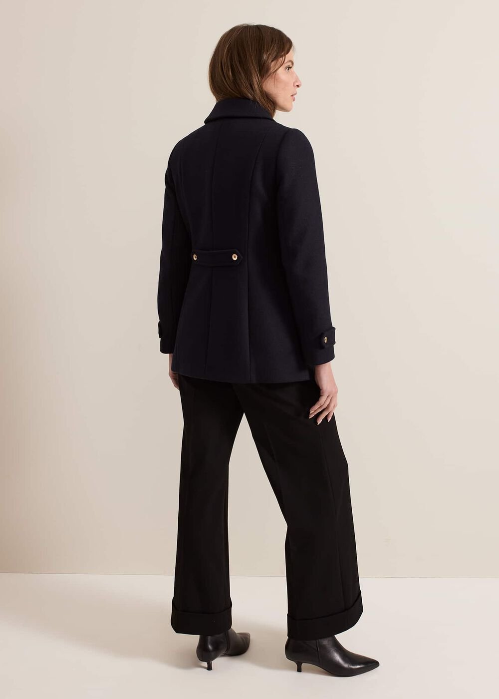 Petite Aurelie Peacoat Navy