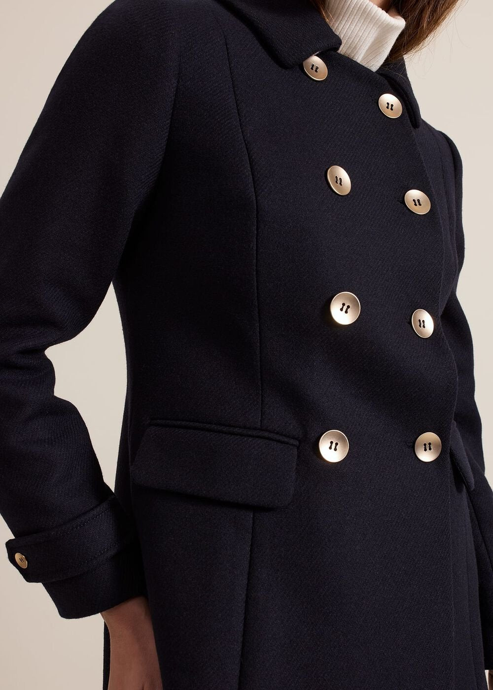 Petite Aurelie Peacoat Navy